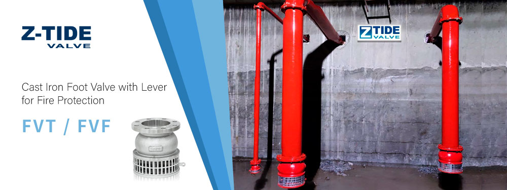 foot valve installation for fire pump room in Bangladesh Z-Tide Foot Valve for Fire Protection Project Reference in Bangladesh